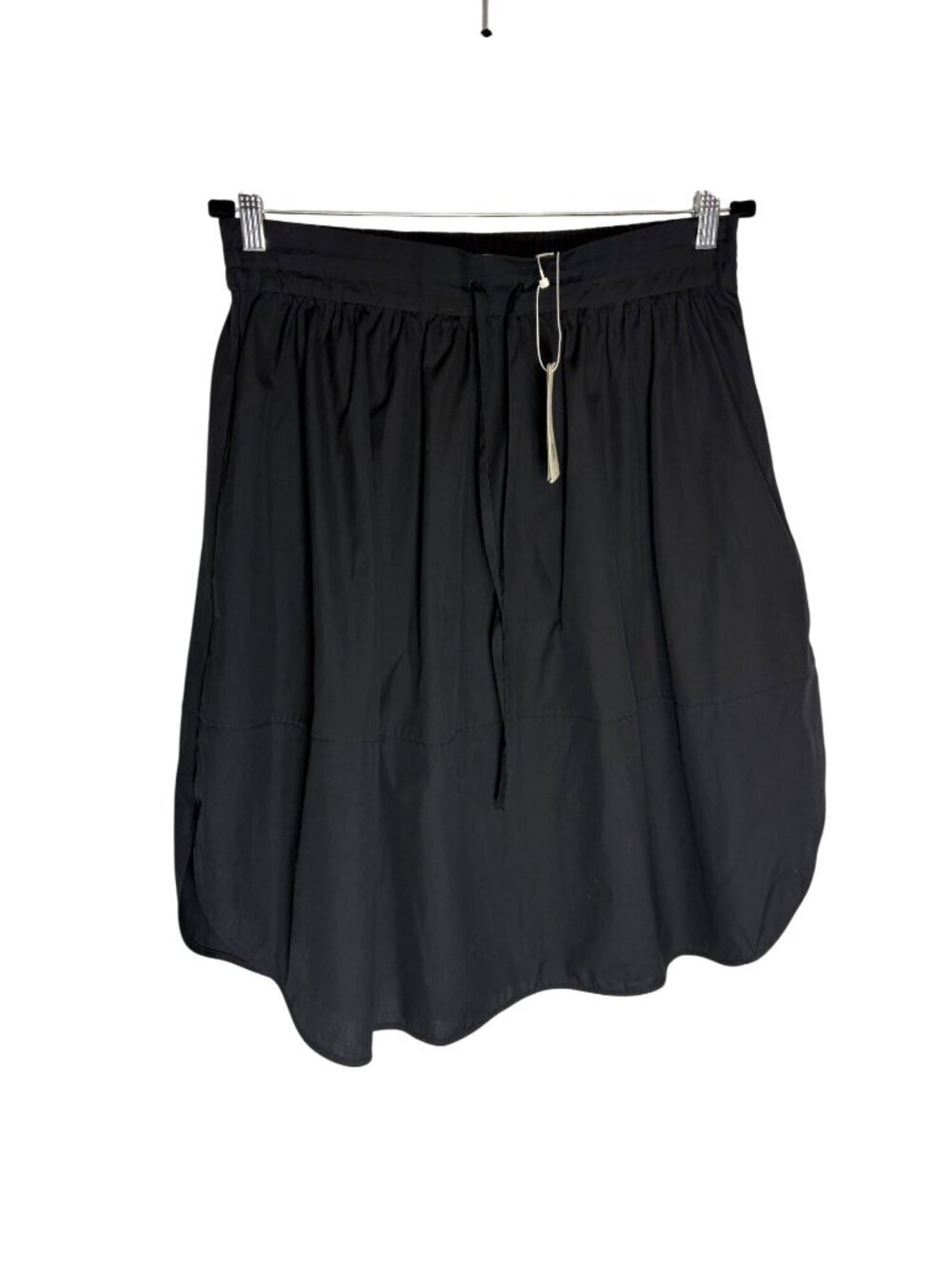 NWT Vince Wide Hem A-Line Skirt Blue-sz Medium